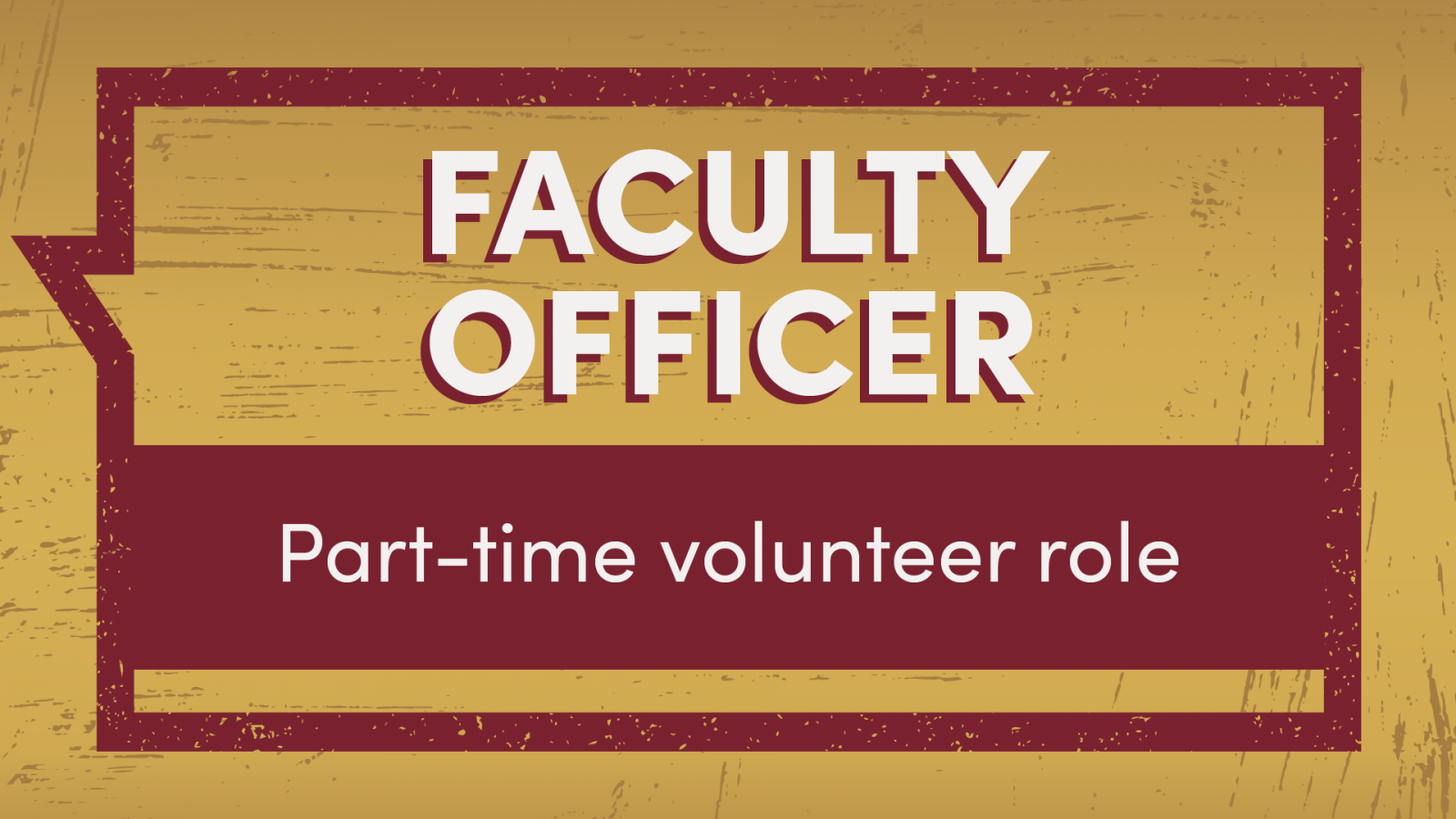 Open the Faculty Officer role profile PDF