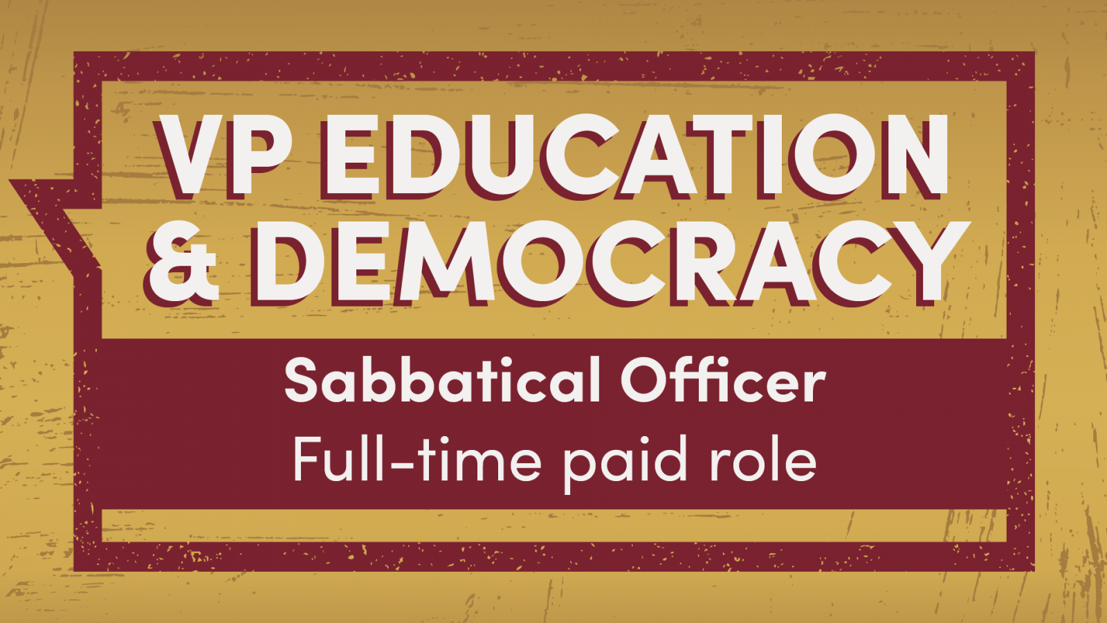 Open the VP Education and Democracy role profile PDF