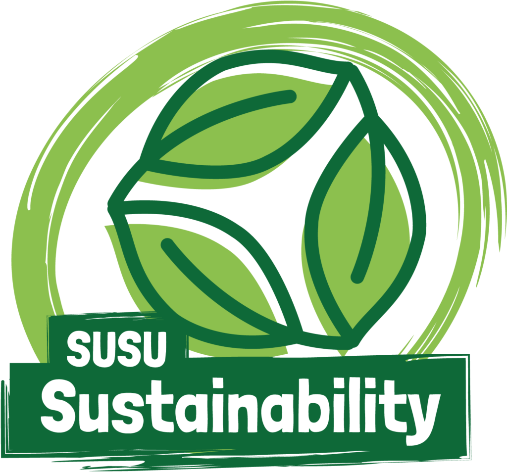 University of Southamptons Students Union sustainability logo.