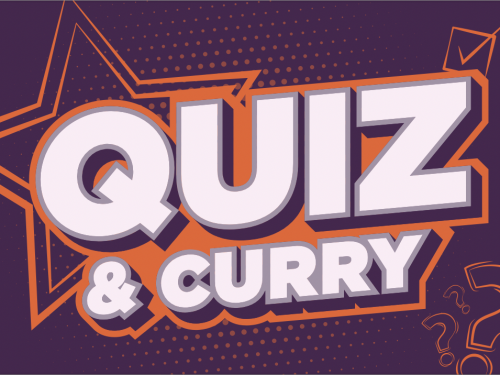 The Bridge's quiz and curry night logo.