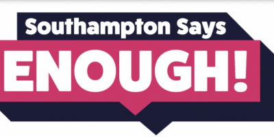 Southampton says enough Southampton says enough logo.