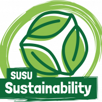 University of Southamptons Students Union sustainability logo.